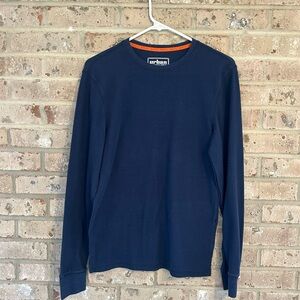 Urban Pipeline Men’s MaxFlex navy blue long-sleeve thermal tee size S